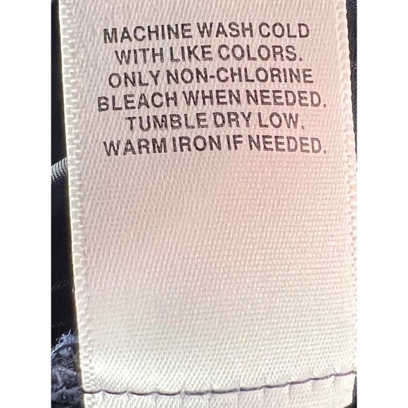 Roz & Ali Women’s pants size 18 blue pull on elastic and tie waist pockets stret - Picture 8 of 9